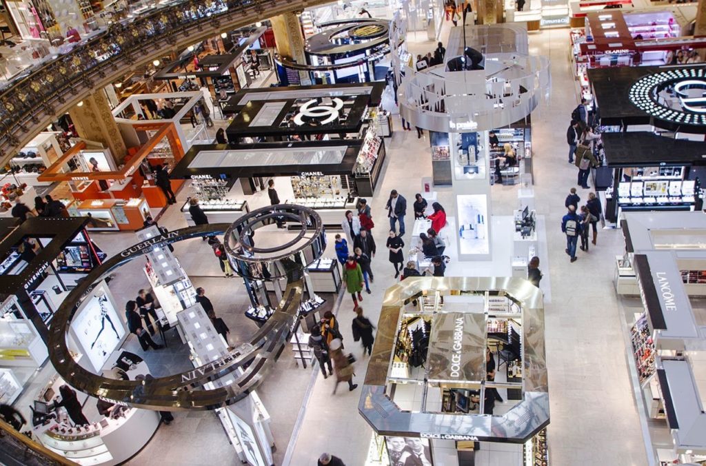 Perfumes store in paris