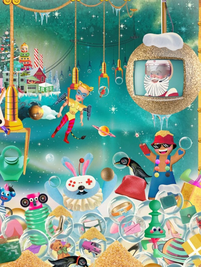 The Christmas Tree and the Christmas window displays Galeries