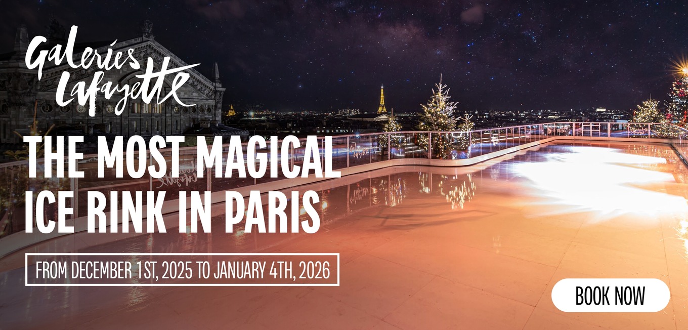 pista pattinaggio tetto lafayette Parigi 2025